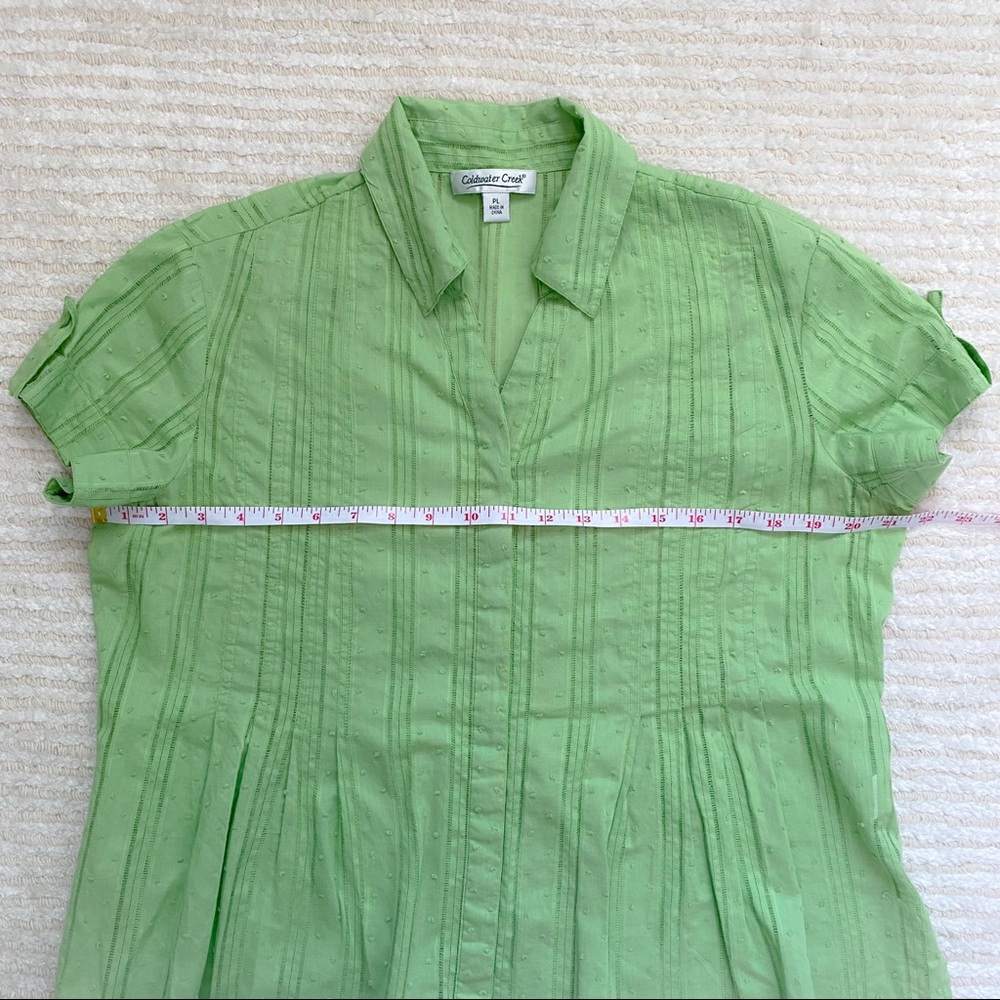 Coldwater Creek short sleeve blouse - Picture 9 of 12